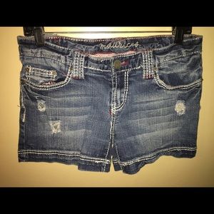 Jean shorts